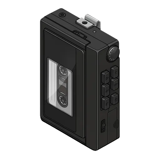 Sony Walkman WM-171 pixel art
