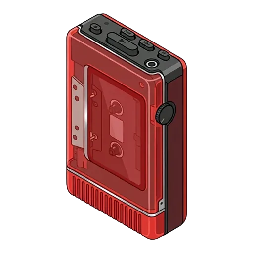 ソニー ウォークマン WM-504のピクセルアート