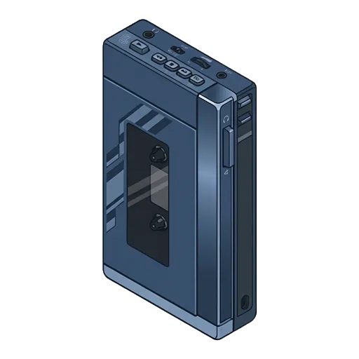 Sony Walkman WM-509 pixel art
