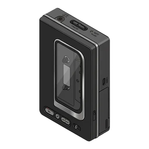Sony Walkman WM-550C pixel art