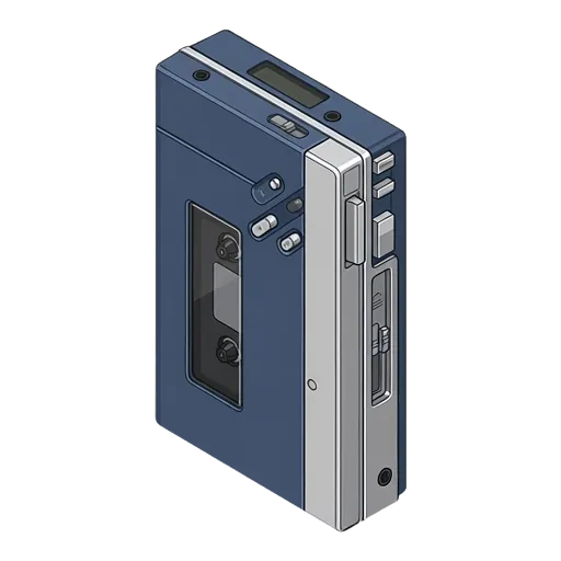 Sony Walkman WM-609 pixel art