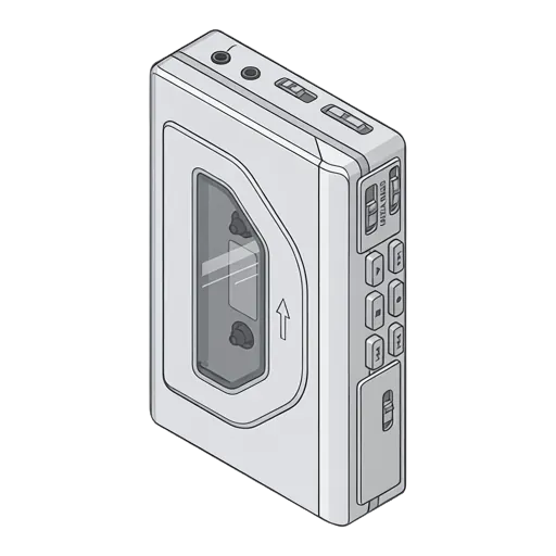 Sony Walkman WM-600 pixel art