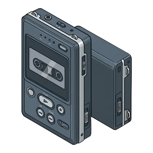 Sony Walkman WM-A602 pixel art