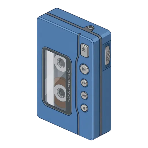 Sony Walkman WM-B12 pixel art