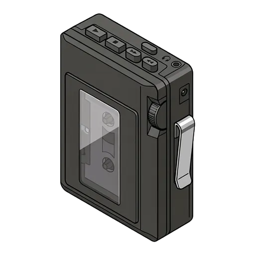 소니 워크맨 WM-B10 픽셀아트