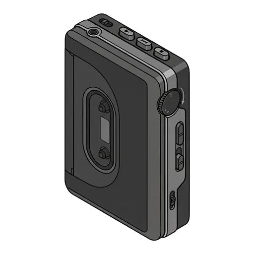 ソニー ウォークマン WM-B39のピクセルアート