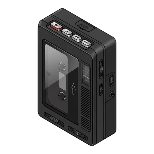 Sony Walkman WM-B18 pixel art