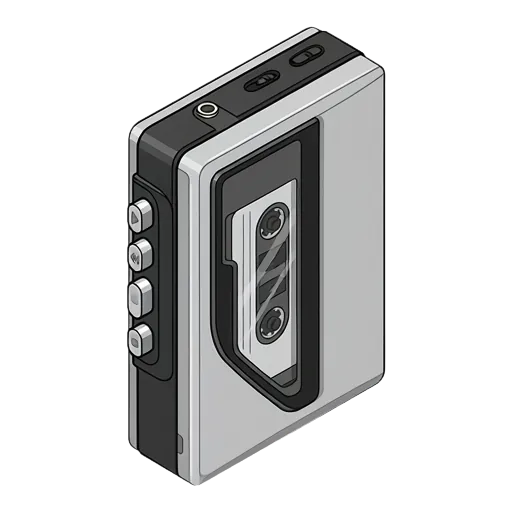 Sony Walkman WM-BF57 pixel art