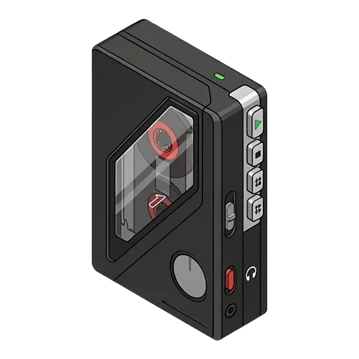 ソニー ウォークマン WM-DD10のピクセルアート