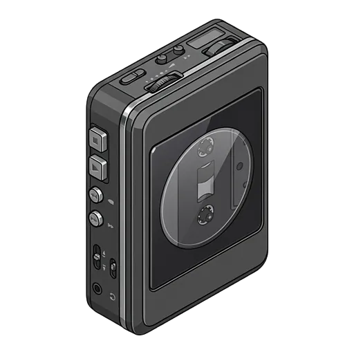 Sony Walkman WM-DX100 pixel art