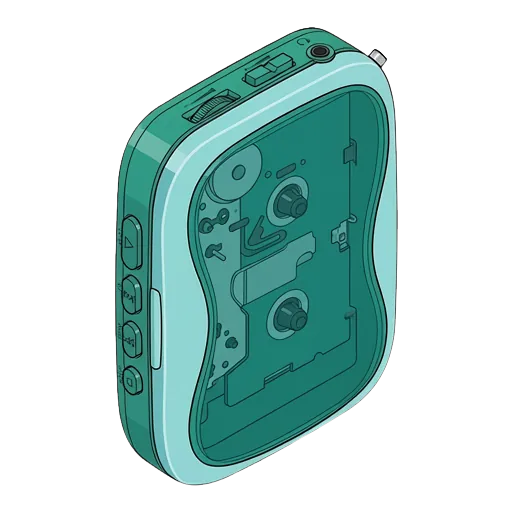 Sony Walkman WM-EQ3 pixel art