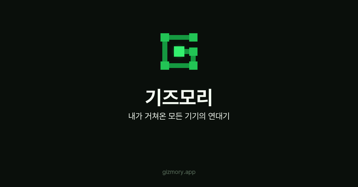 Gizmory - A personal timeline of the gadgets you’ve used